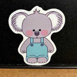 KOALA IN OVERALLS STICKER